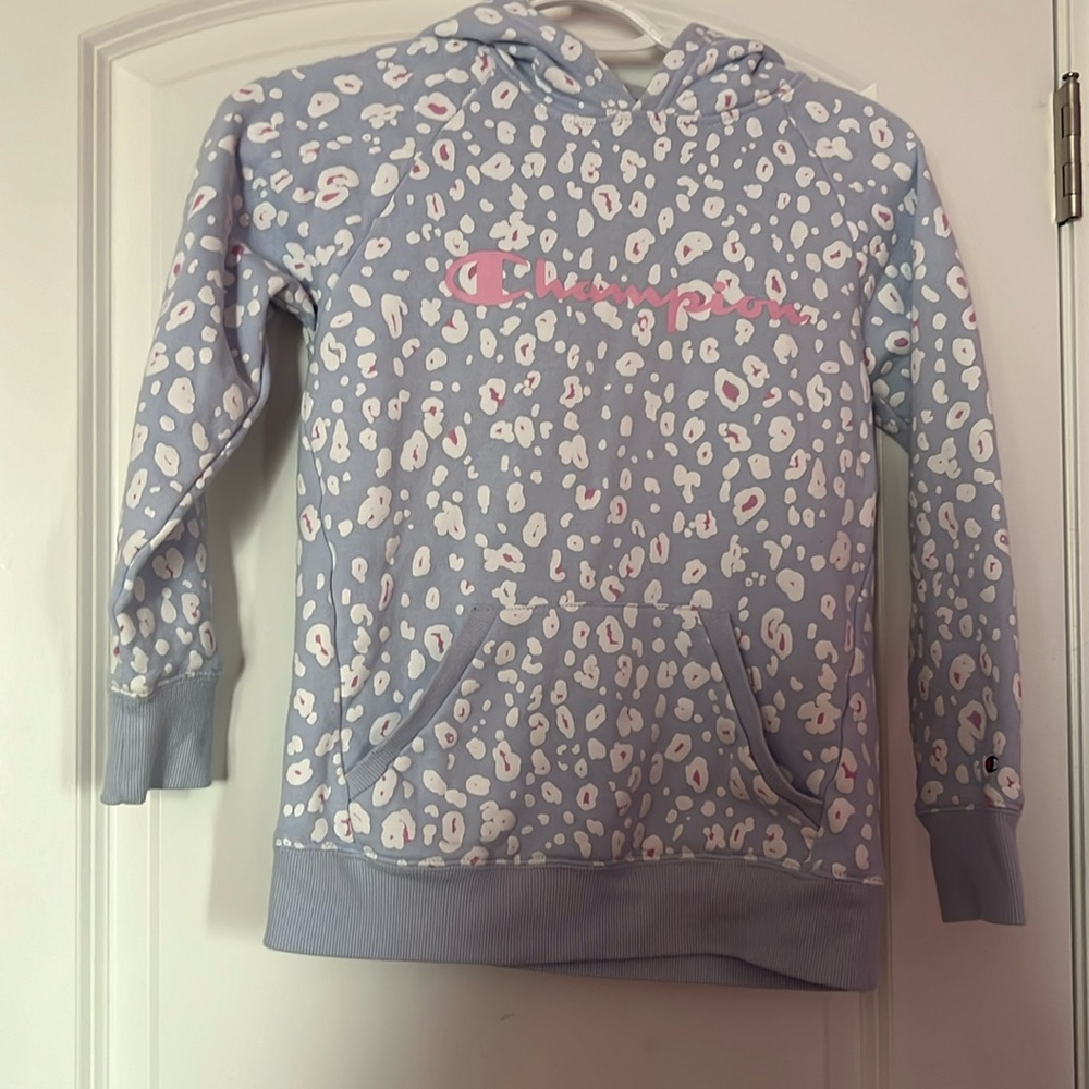 Youth hoodie. Name brand. Worn a couple times. Clear of strains and tears.